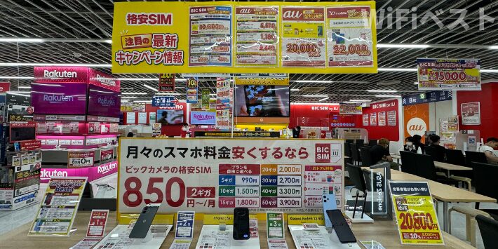 ビックカメラ店内