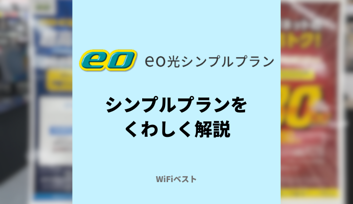 eo光のシンプルプランをくわしく解説！