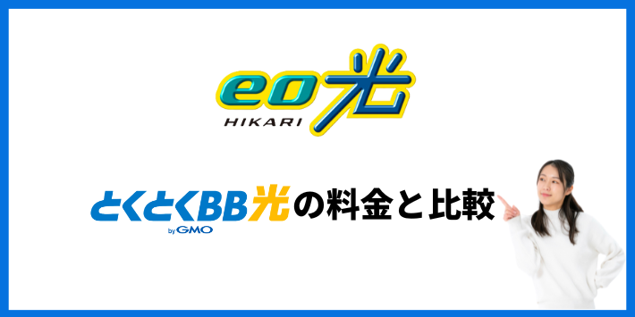 eo光とくとくBB光料金比較