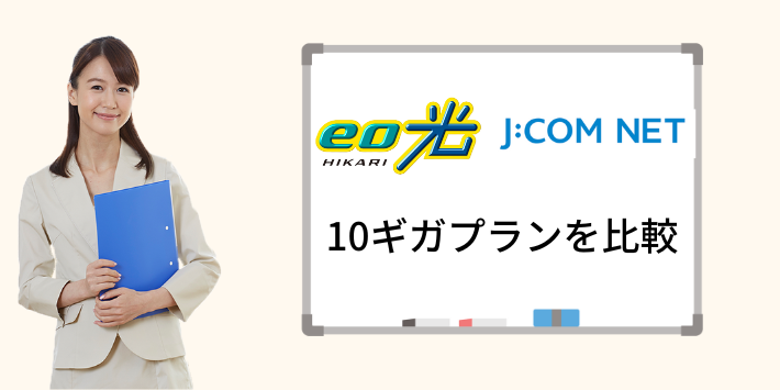 eo光JCOMNET10ギガ比較