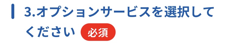 プランを選択する（オプション）