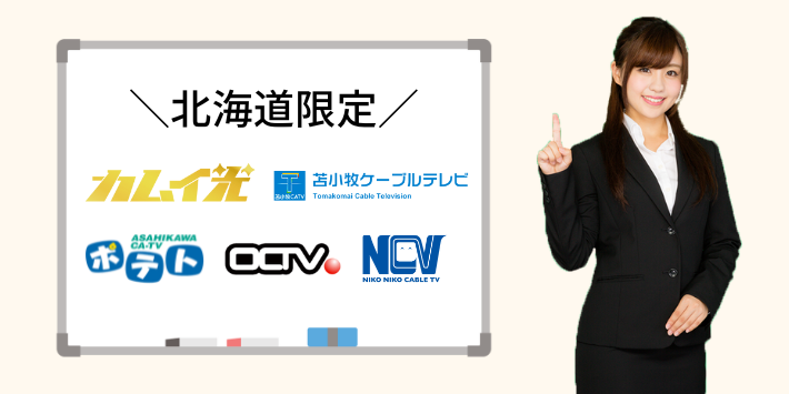 北海道限定で利用できるネット回線