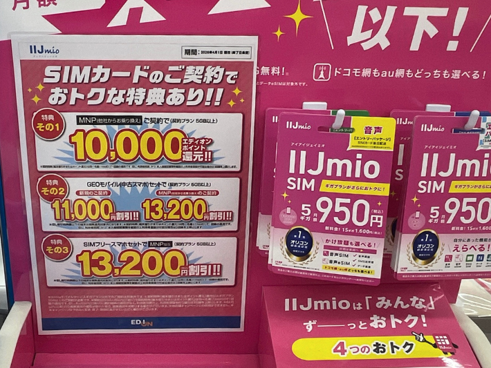 エディオンのキャンペーン