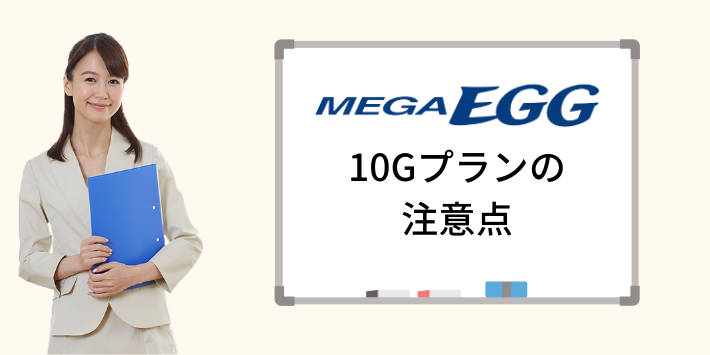 メガ・エッグ光10Gプランを利用する際の注意点