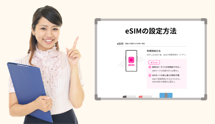 eSIMの場合