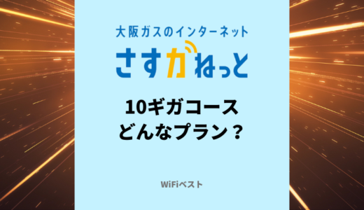 さすガねっとの10Gはどんなプラン？おすすめの人や注意点を徹底解説