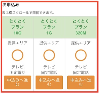 提供可能サービス