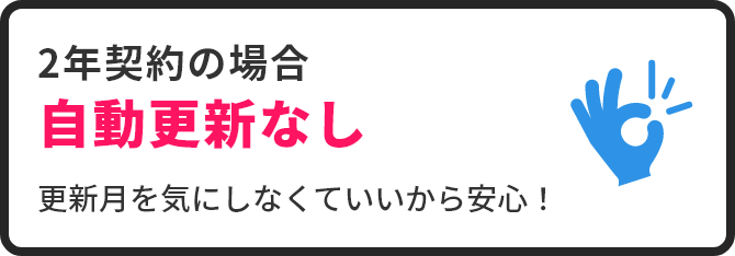 自動更新なし